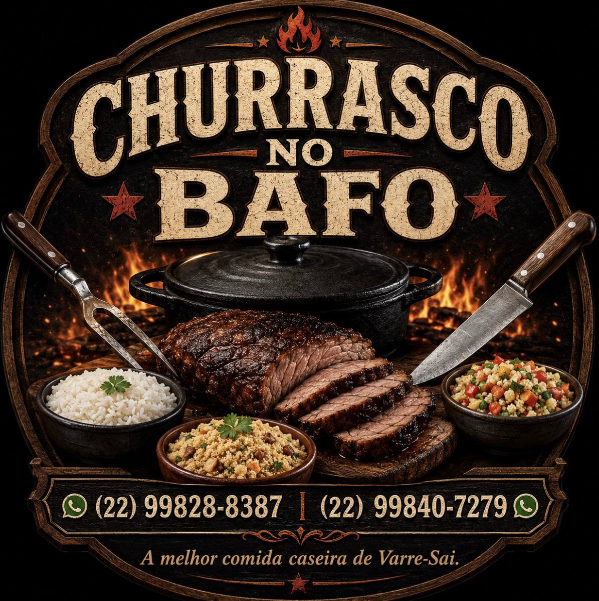 Logo do Churrasco No Bafo